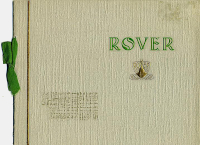 ROVER Broschüre 'Light Six'