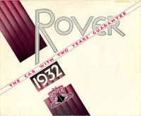 1932 Rover Brochure