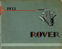 1933 Rover Brochure