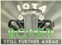 1934 Rover Brochure