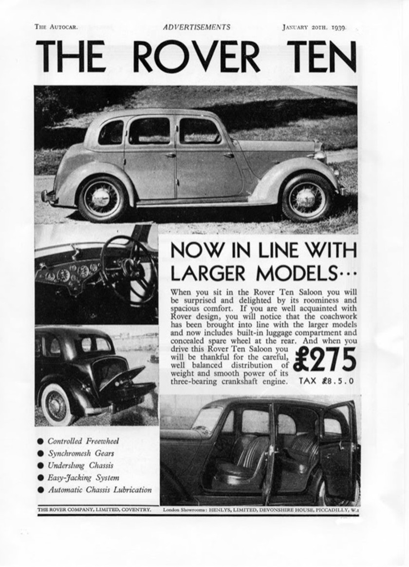 P2 Advert 1939