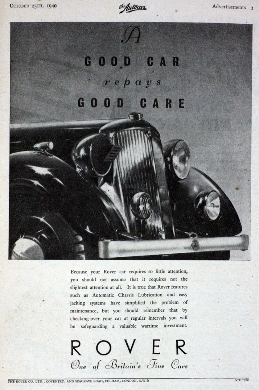 P2 Advert 1940