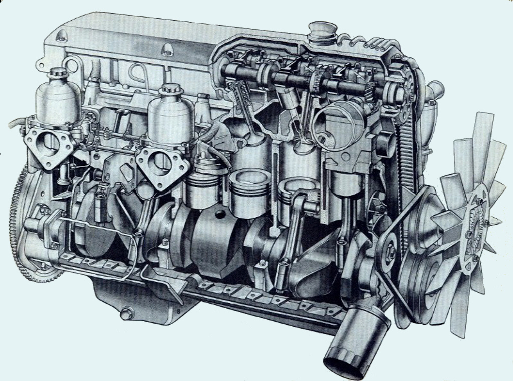 SD1 2300 Motor Schnittbild