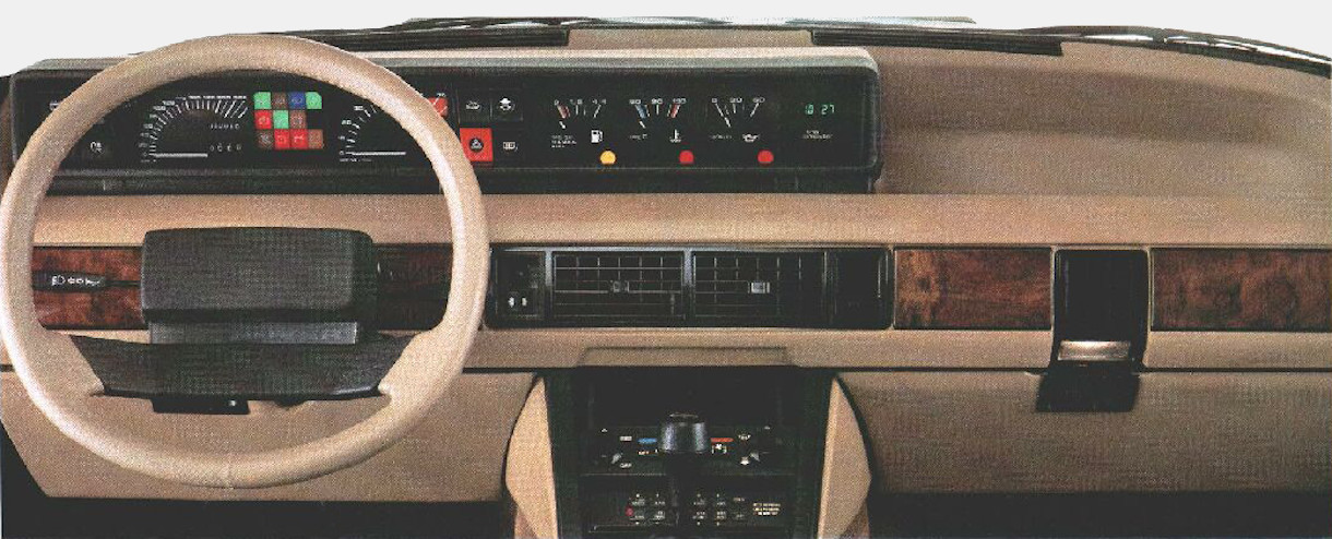 1982 ROVER SD1 Modell VandenPlas  Armaturenbrett